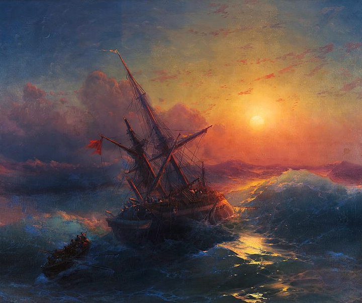 Gallery of Painting by Ivan Constantinovich Aivazovsky - Russia