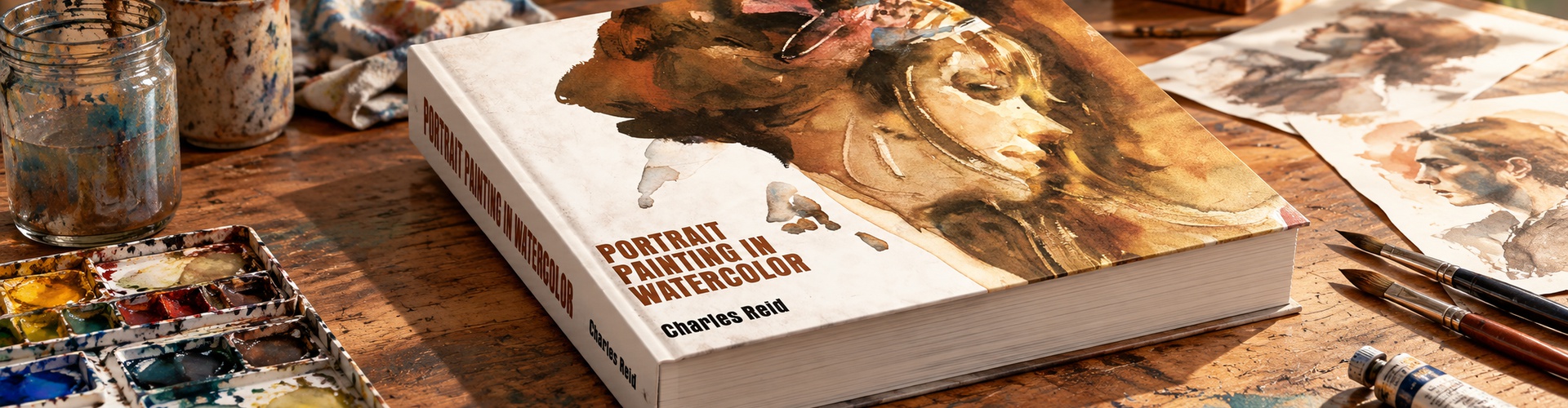 Book: Portrait Painting in Watercolor – Charles Reid