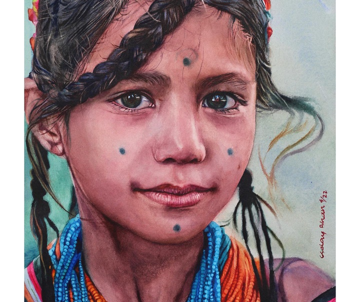 Gallery of Watercolor painting by Uday Bhan-India