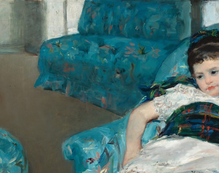 The Little Girl with the Blue Armchair, a fresh expression of Mary Cassatt's relationship with the Impressionist style