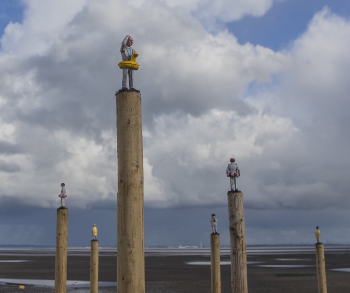 Gallery of Sculpture & Modern art by Isaac Cordal-Spain