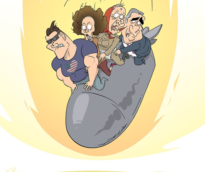 First Selection of the International Cartoon Contest “Terror Online”