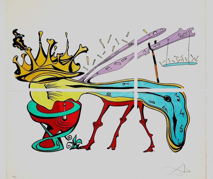 Gallery of Salvador Dali lithographs and metal engravings-Spain