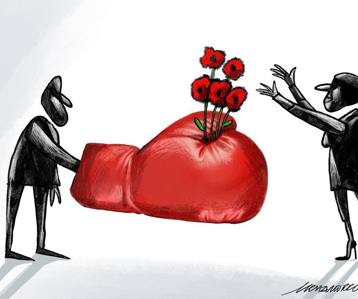 Gallery of cartoon by Marcelo Chamorro from Ecuador