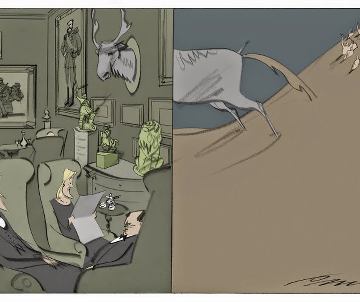 Gallery of Political Cartoon by Marquard Otzen - Denmark