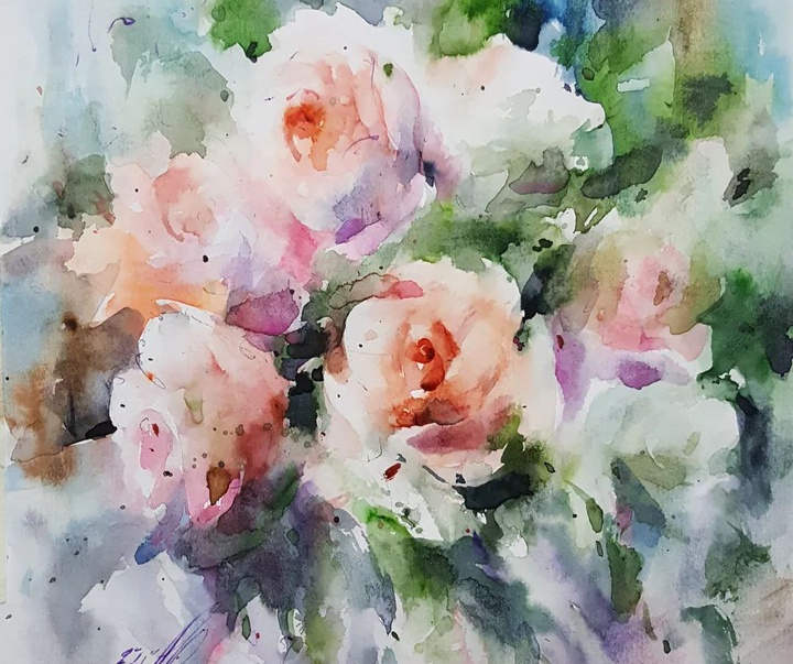 Gallery of Watercolor painting by Alireza Tabatabaee