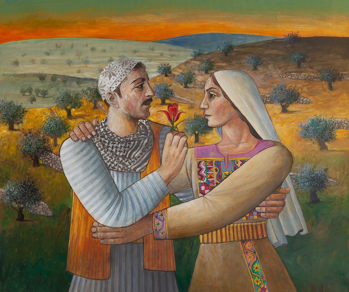 Gallery of Painting by Sliman Mansour - Palestine