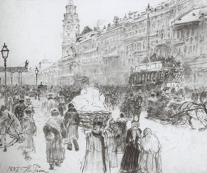 Gallery of Drawing & Painting by Ilya Repin-Russia