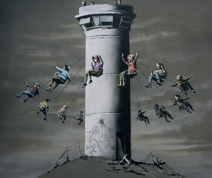 Gallery of Banksy Street artist-England