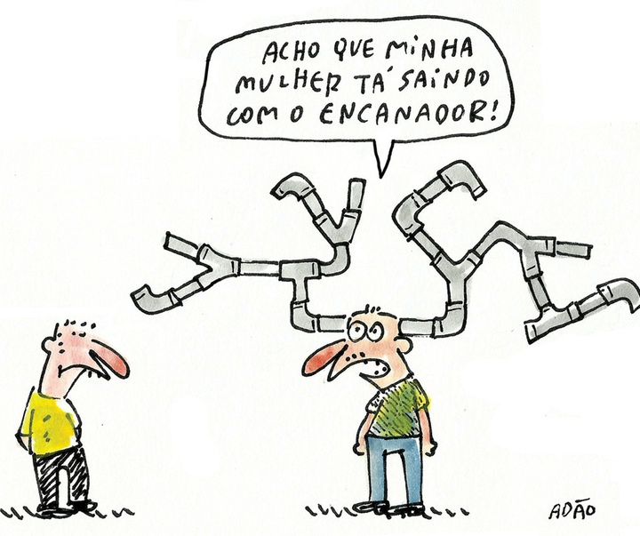 Gallery of cartoons by Adao Iturrusgarai - Brazil