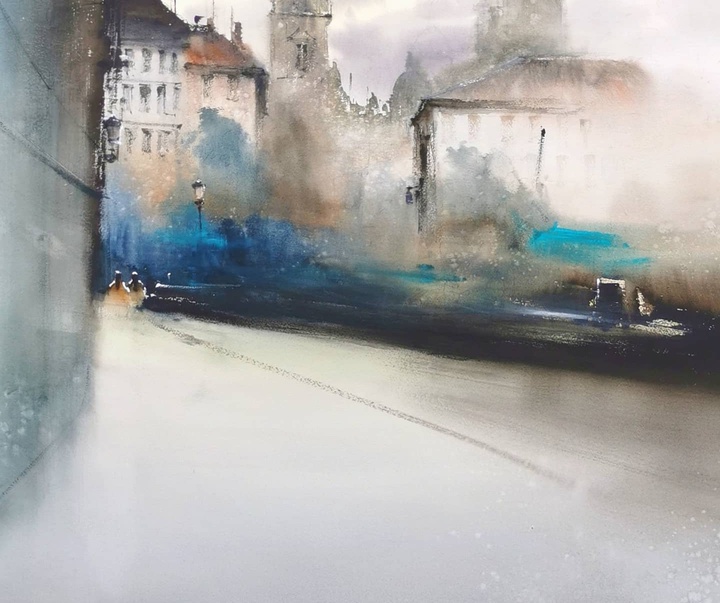 Gallery of Watercolor Painting by Pablo Garcia Avila-Spain