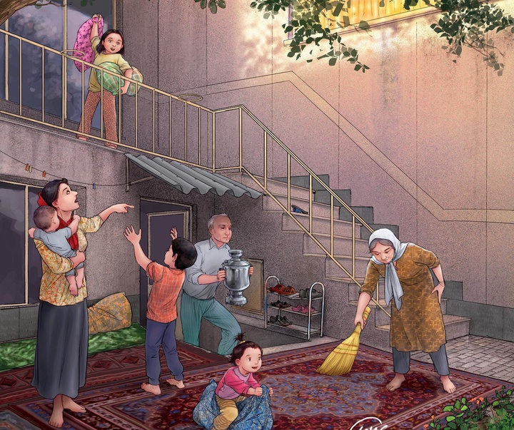 Gallery of illustration by Ali Miri-Iran