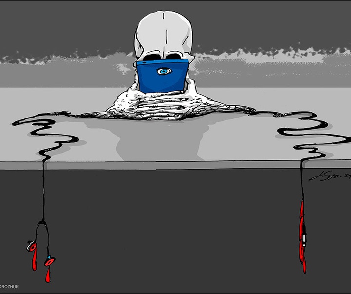 First Selection of the International Cartoon Contest “Terror Online”