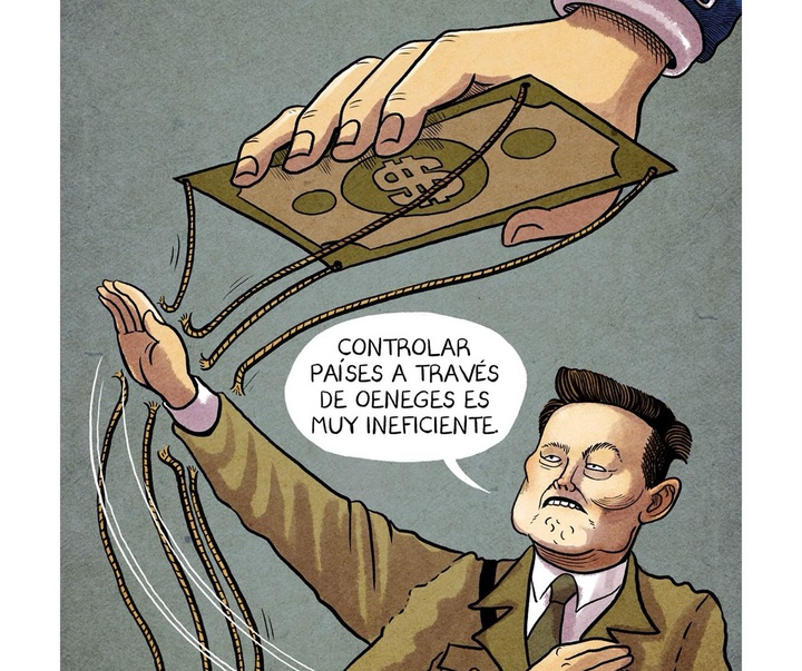 Gallery of political Cartoon by Monero Chelo-Mexico