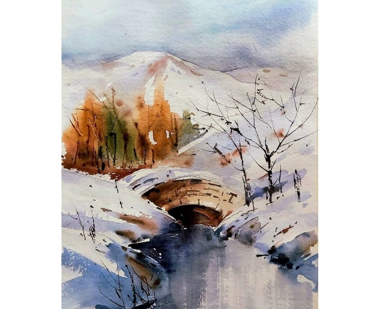 Gallery of Watercolor painting by Neda Ranjbar- Iran