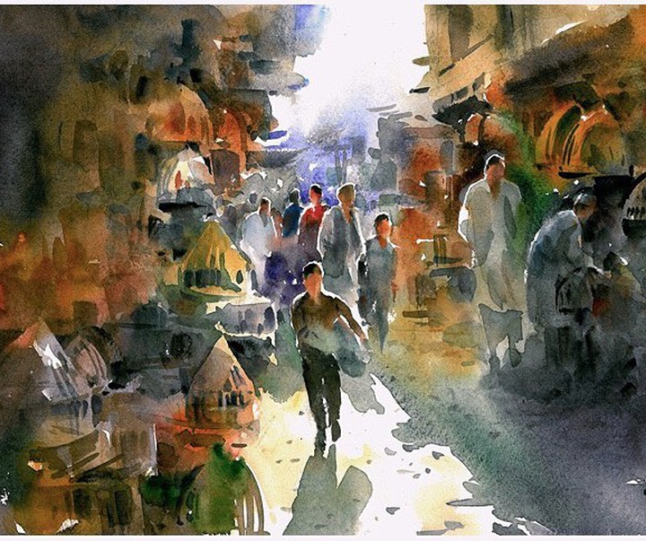 Gallery of Watercolor Painting "Mahmoud Samandarian"