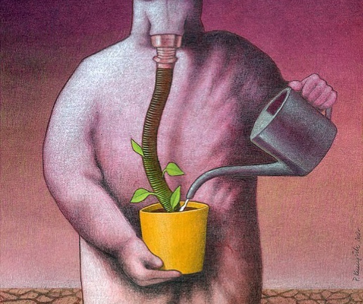 Gallery of Cartoon about War by Pawel Kuczynski-Poland