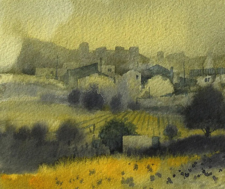 Gallery of Watercolor painting by Antonio Ortega Perez-Spain
