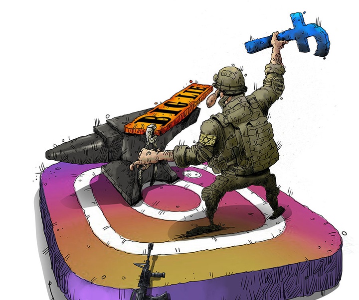 First Selection of the International Cartoon Contest “Terror Online”