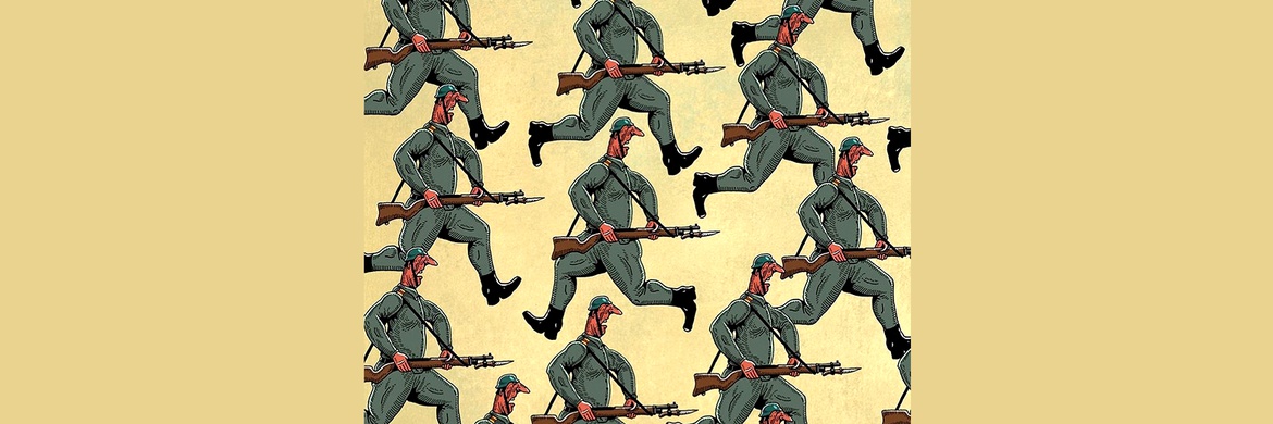 Gallery of Cartoon & Cricature - War & Peace