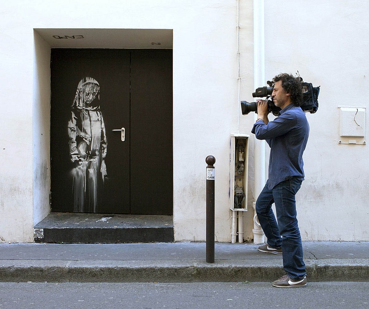 Gallery of Banksy Street artist-England