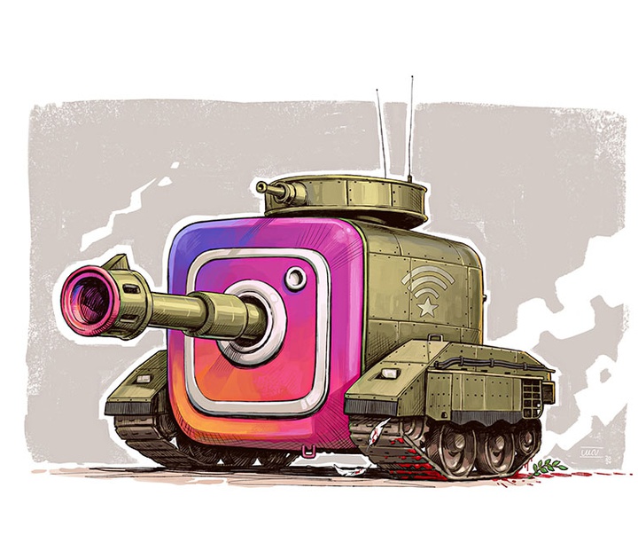 First Selection of the International Cartoon Contest “Terror Online”