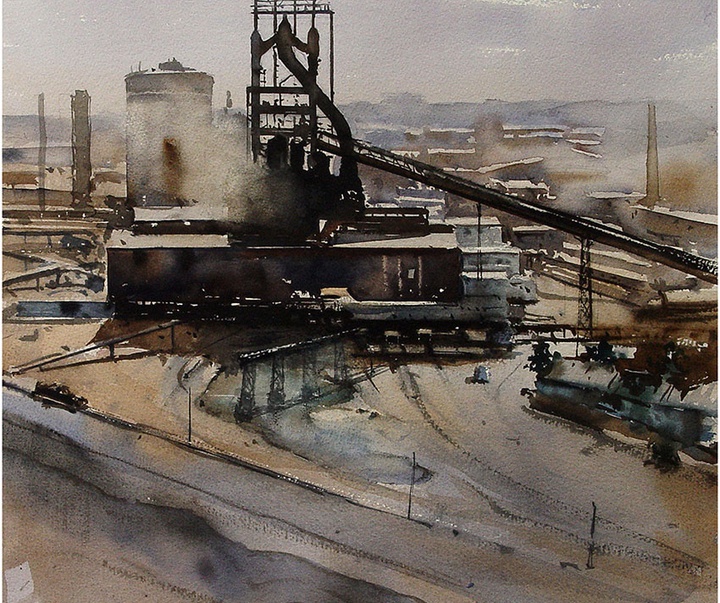 Gallery of Watercolor by Ricardo Azkargorta Celaya-Spain