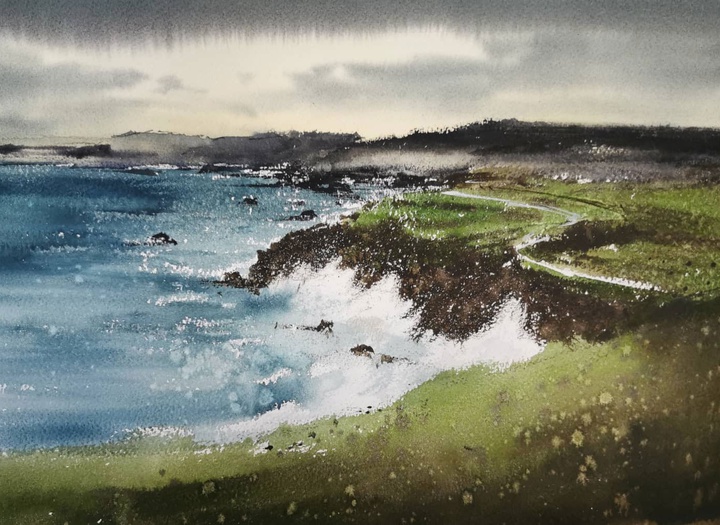 Gallery of Watercolor Painting by Pablo Garcia Avila-Spain