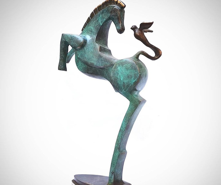 Gallery of sculpture by Sadegh Adham from Iran