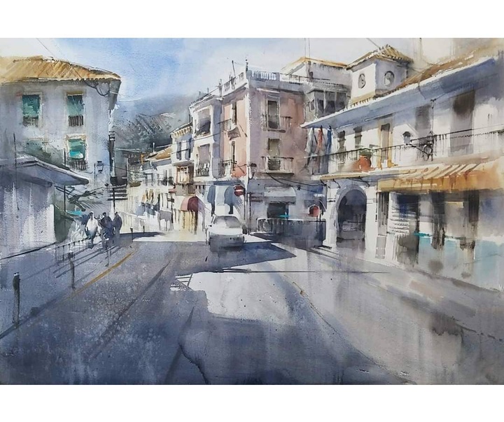 Gallery of Watercolor by Adrian Marmolejo Clarhed-Spain