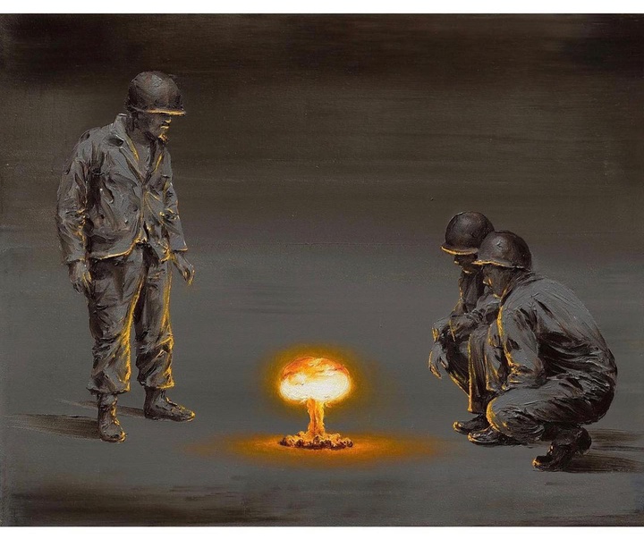 Gallery of Humor painting by Paco Pomet-Spain