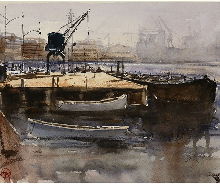 Gallery of Watercolor by Ricardo Azkargorta Celaya-Spain