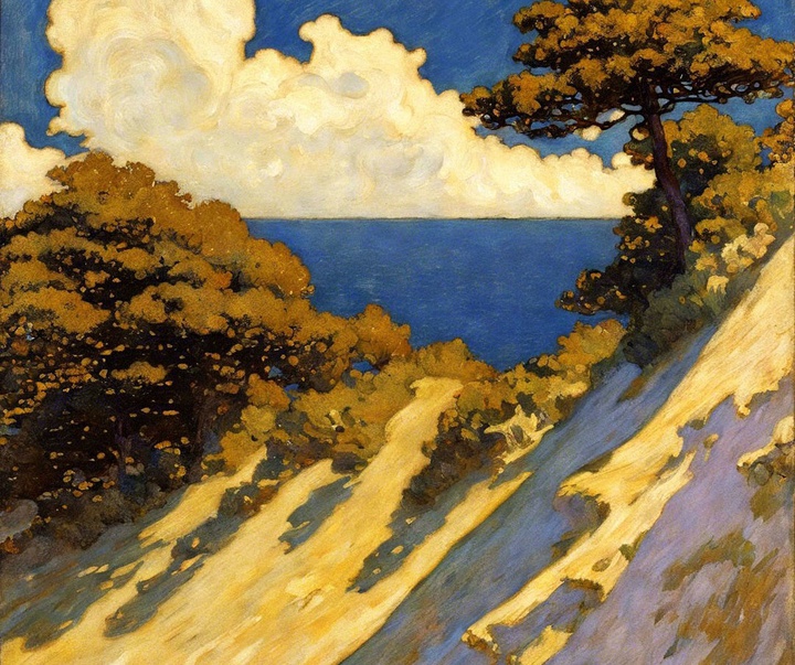 Gallery of Painting by Jef Bourgeau - USA
