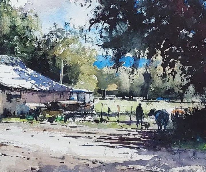 Gallery of Watercolor painting by Michał Jasiewicz-Poland