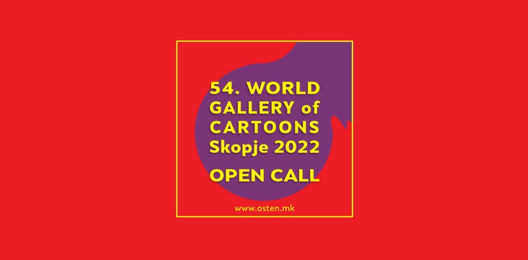 54th World Gallery of Cartoons - Skopje 2022