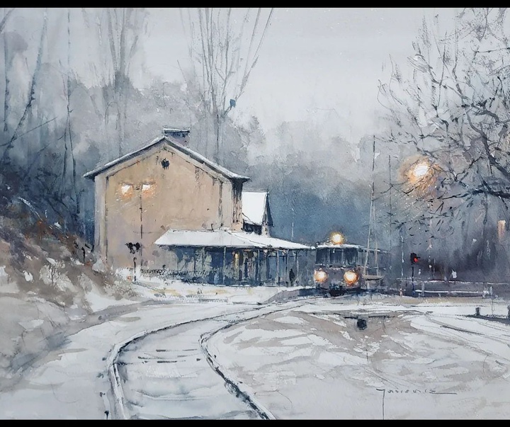 Gallery of Watercolor painting by Michał Jasiewicz-Poland