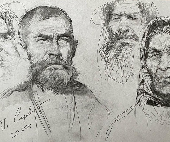 Gallery of Drawing by Petr Sadovsky-Russia