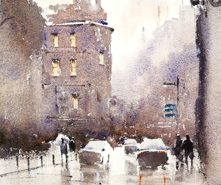 Gallery of Watercolor Painting by Pablo Garcia Avila-Spain