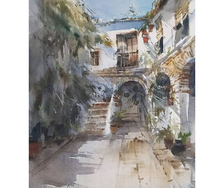 Gallery of Watercolor by Adrian Marmolejo Clarhed-Spain