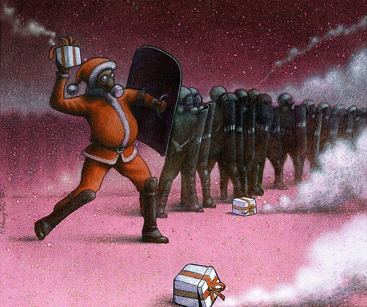 Gallery of Cartoon about War by Pawel Kuczynski-Poland