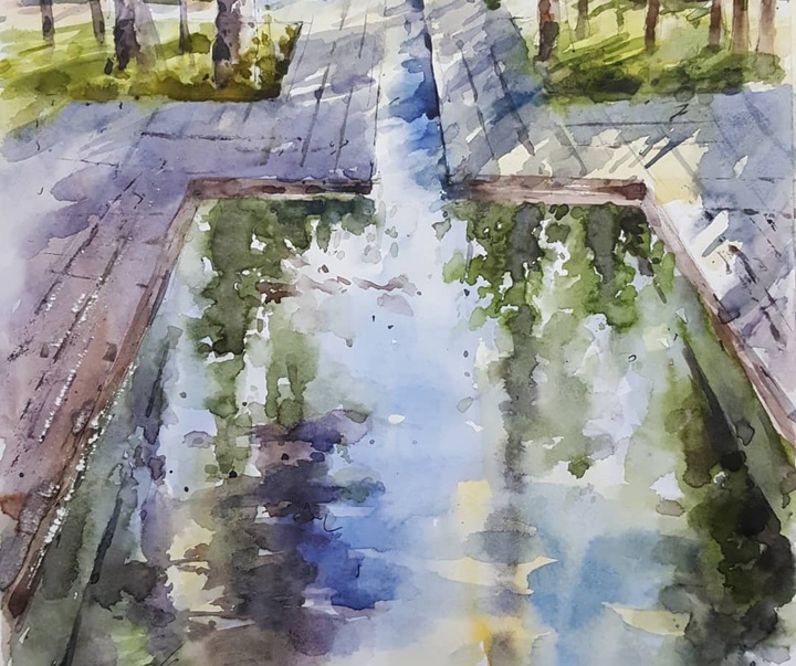 Gallery of Watercolor painting by Alireza Tabatabaee