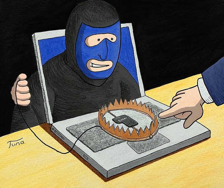 First Selection of the International Cartoon Contest “Terror Online”