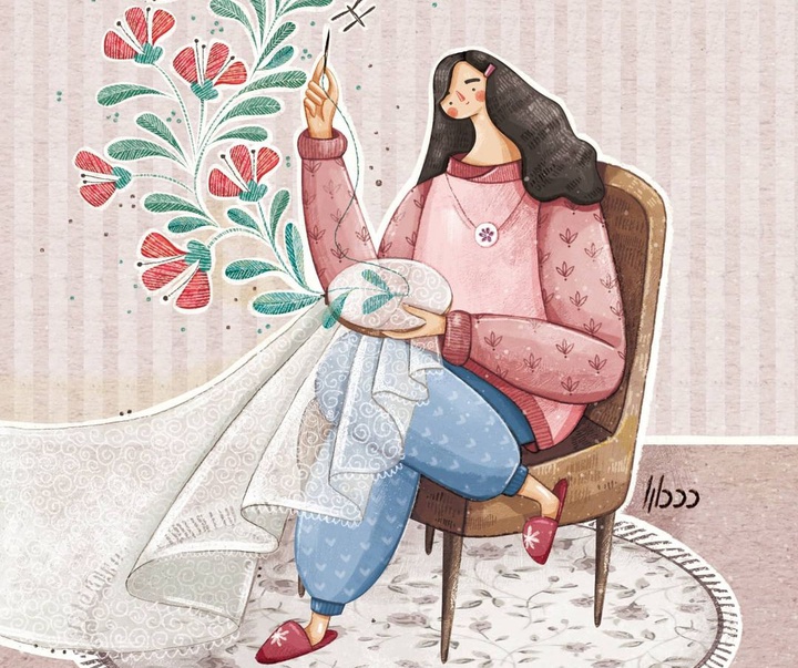 Gallery of illustration by Sara Nikforouz from Iran