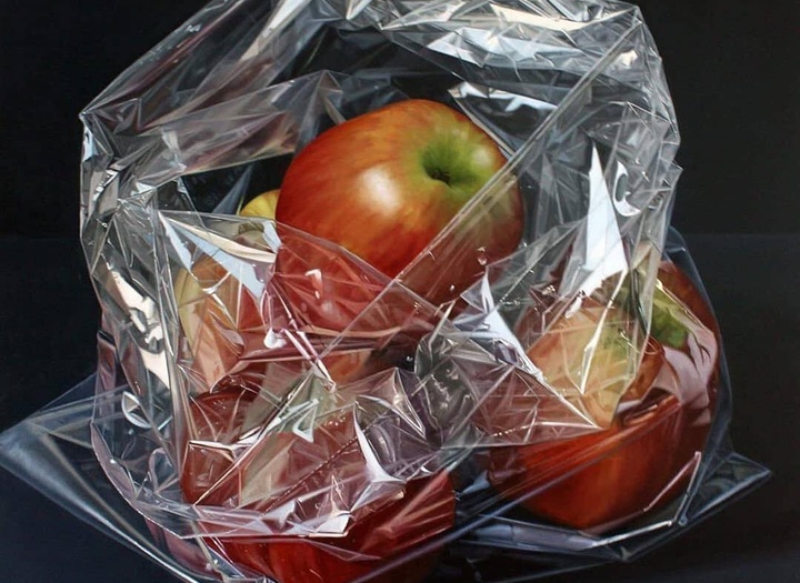 hyper-realism painting by Miguel Angel Nuñez from Spain