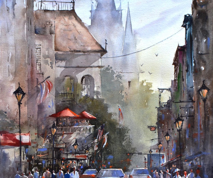 Gallery of Watercolor Painting by Michael Holter-USA