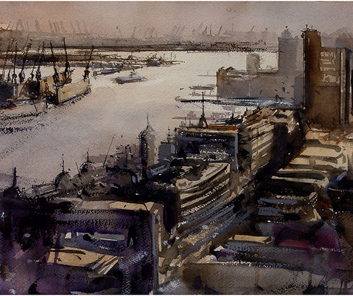 Gallery of Watercolor by Ricardo Azkargorta Celaya-Spain