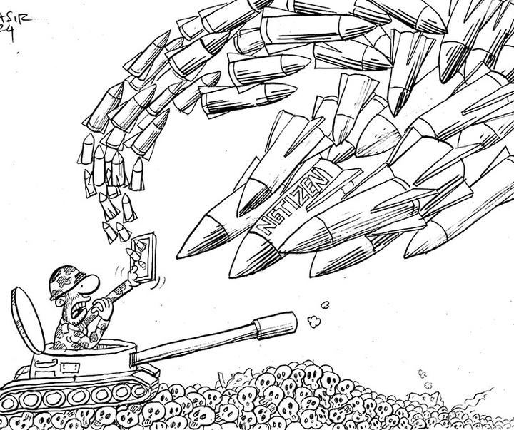 First Selection of the International Cartoon Contest “Terror Online”