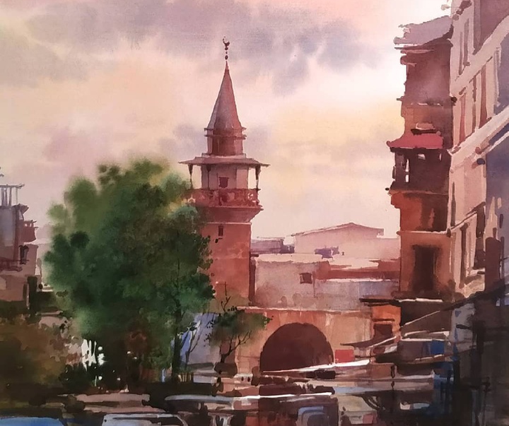 Gallery of Watercolor painting by Abdalla M Assaad-Syria