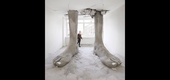 "Ego Erectus" a giant statue of human legs