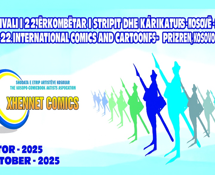 22nd edition of the International Comics and Cartoon Kosovo Contest 2025